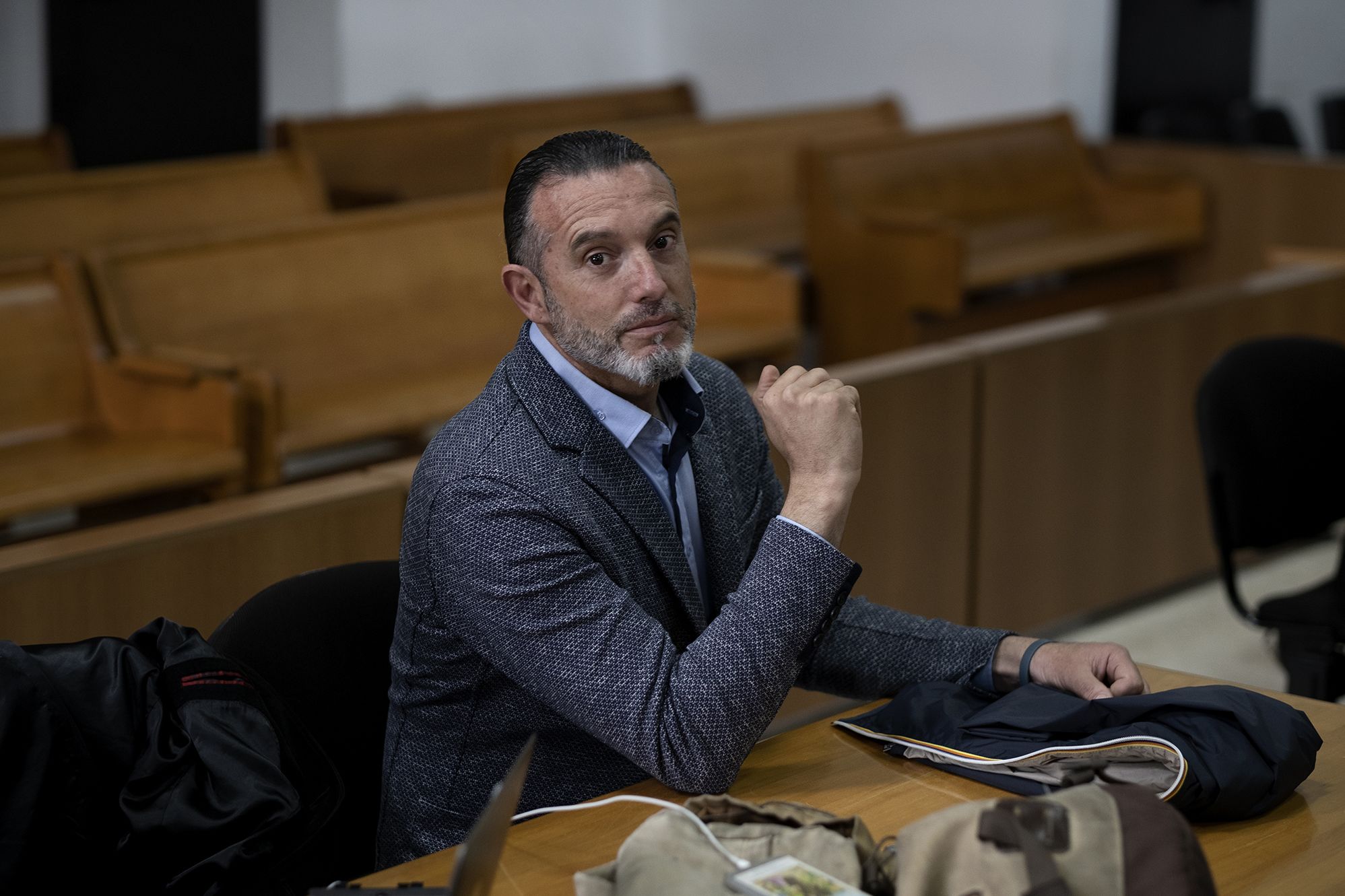 Darren Debono am Gerichtshof für das «Dirty Oil»-Verfahren in Syrakus (Italien) 2019.