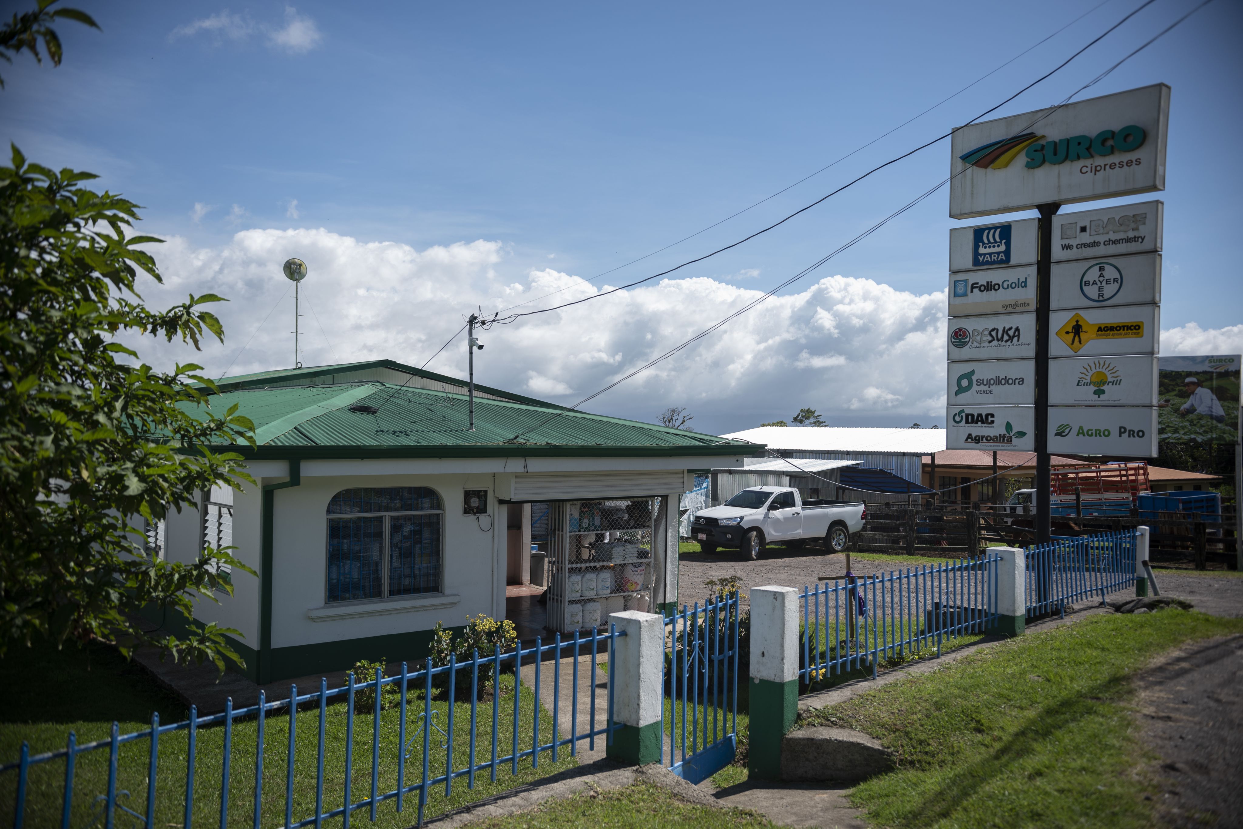 Der Laden für Pestizide in Cipreses. Die Firma Syngenta ist der Hauptlieferant von Chlorothalonil in Costa Rica.